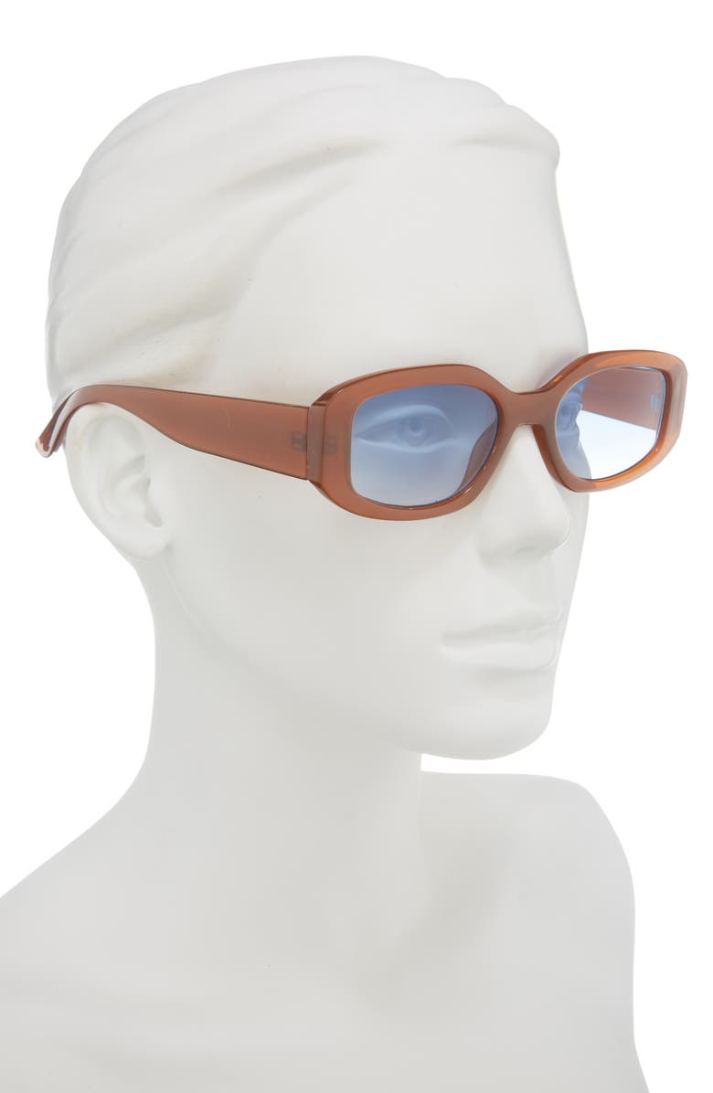 BP. Oval Sunglasses, Alternate, color, Blue- Tort