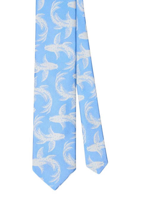 Robert Koi Fish Jacquard Best of Class Necktie