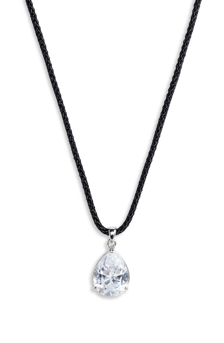 ROXANNE ASSOULIN Crystal Teardrop Pendant Necklace, Main, color,