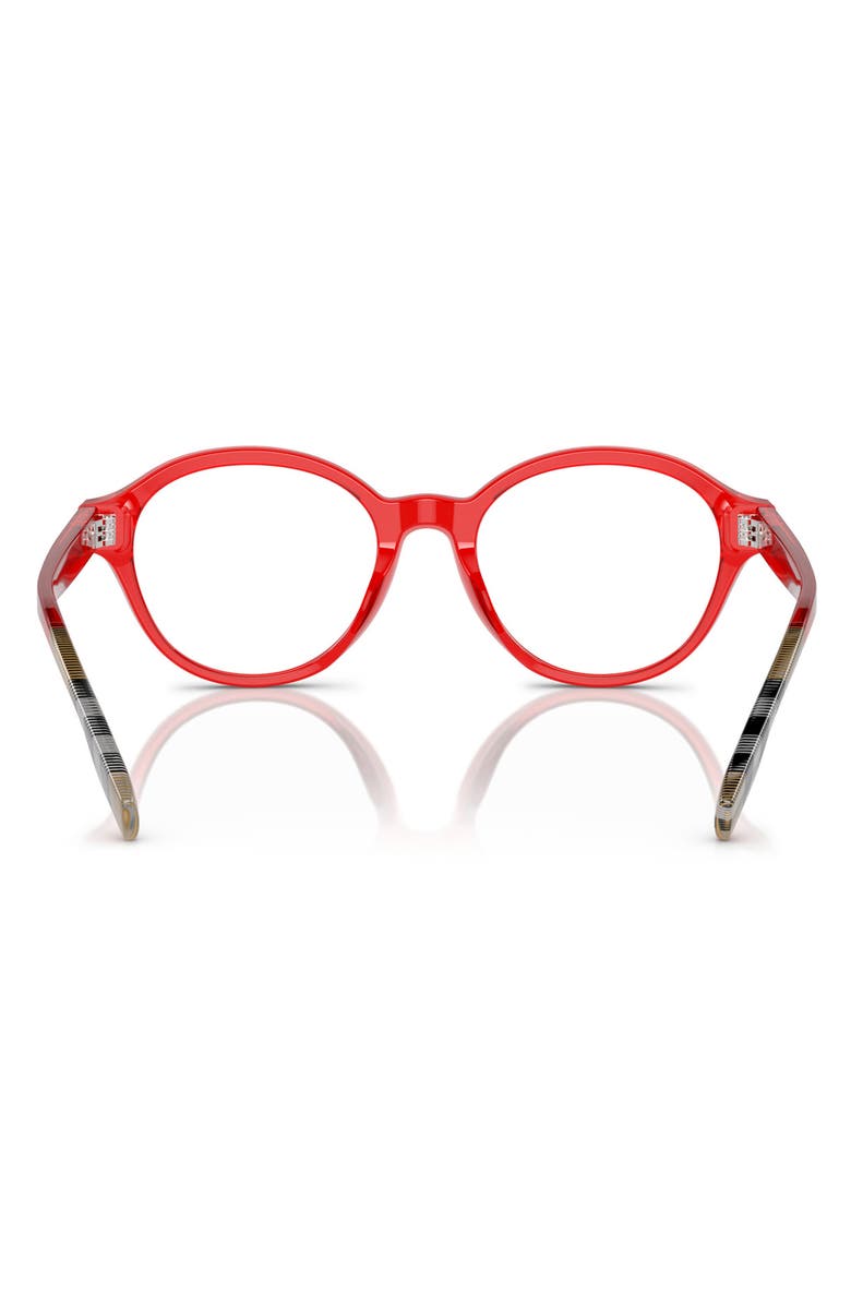 Burberry 48mm Phantos Optical Glasses, Alternate, color, Red / Demo Lens