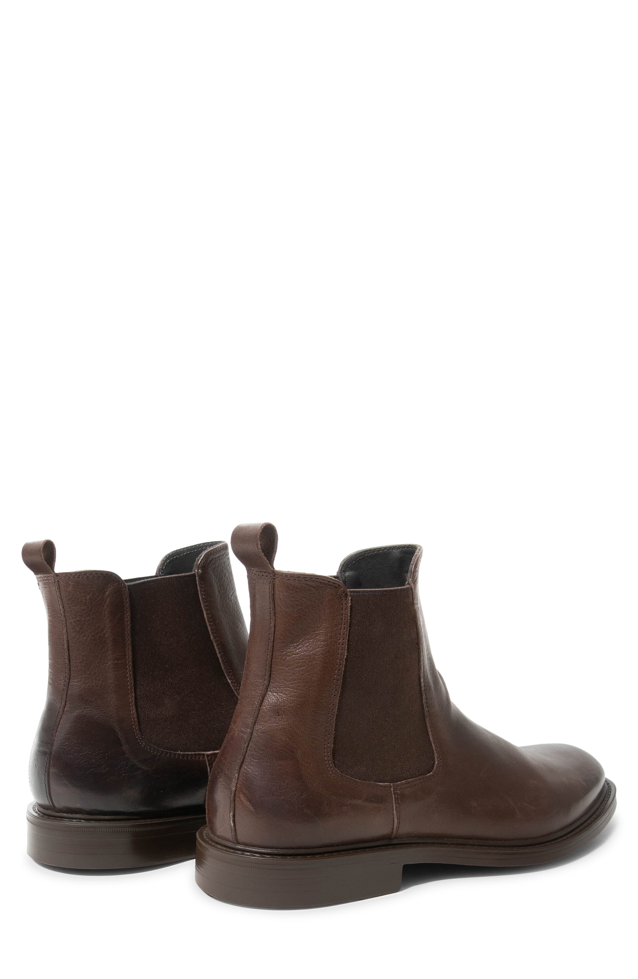 Nathan Leather Chelsea Boot, Alternate, color, CHOCOLATE