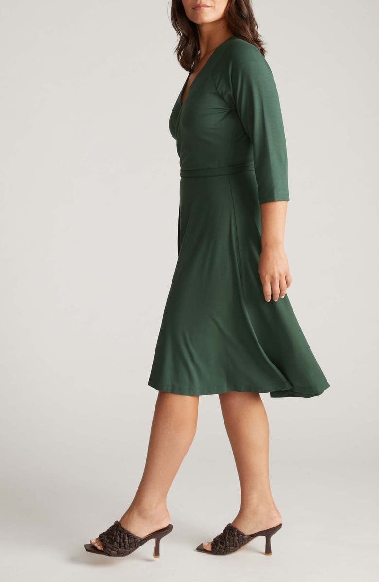 Universal Standard The Divine Jersey Wrap Dress, Alternate, color, 