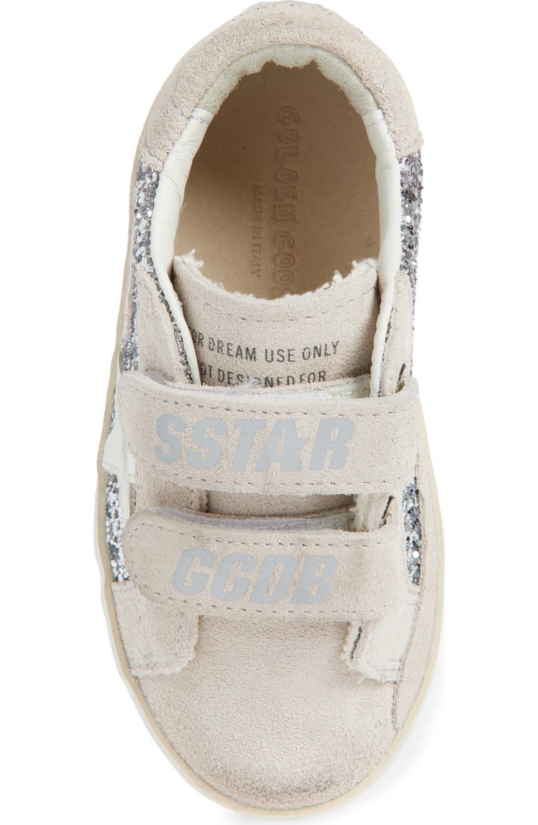 Golden Goose Kids' Old School Glitter Low Top Sneaker, Alternate, color, Silver/ Pink/ White/ Gray
