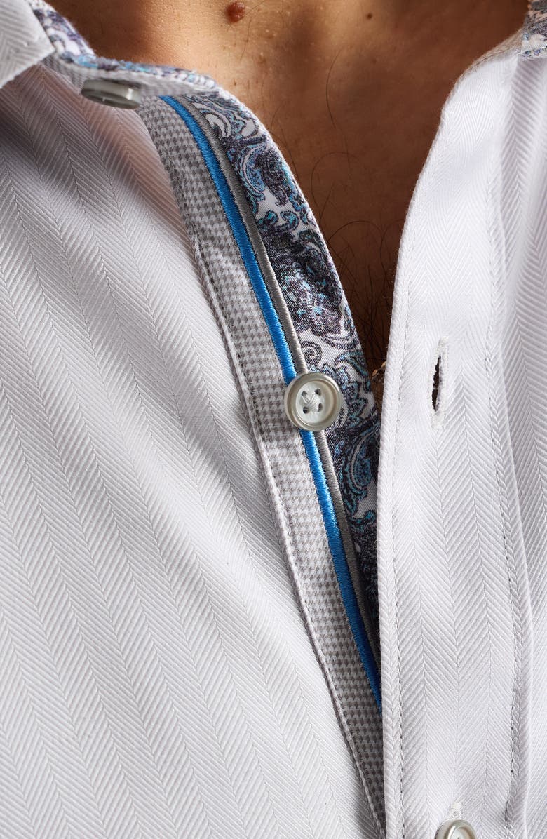 Robert Graham Jemi Long Sleeve Button-Up Shirt, Alternate, color, White