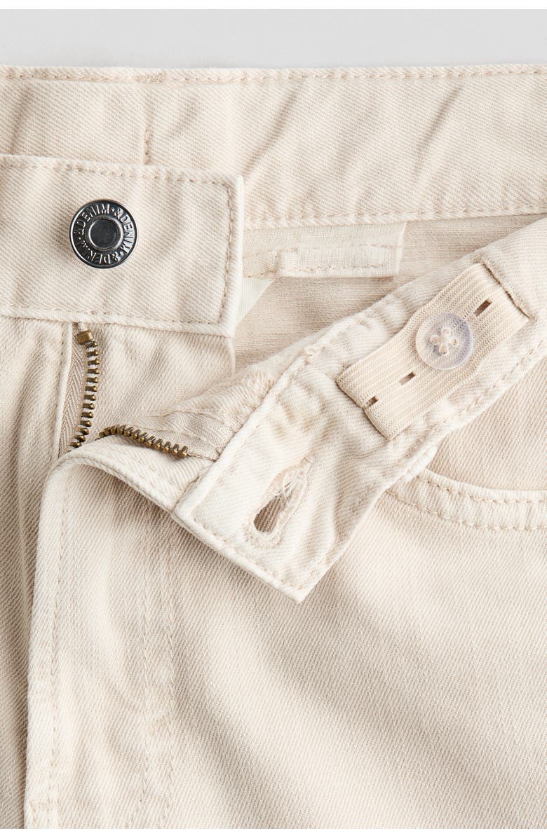 H&M Cotton Twill Trousers, Alternate, color, Light Beige