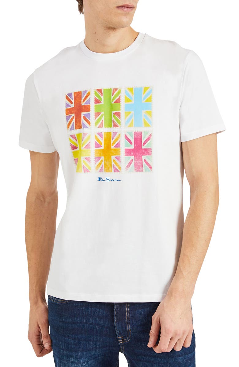 Ben Sherman Painted Jacks Graphic Tee, Main, color, 