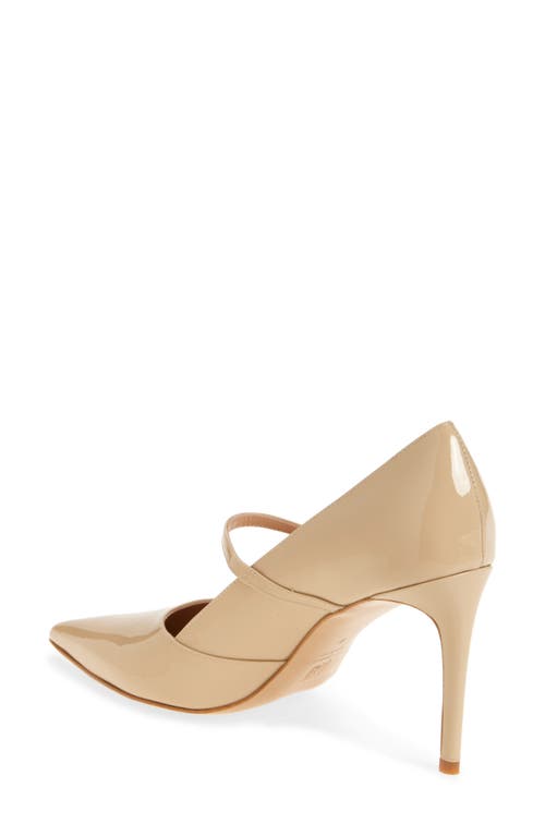 Bruno Magli Panna Pointed Toe Pump In Sand Patent
