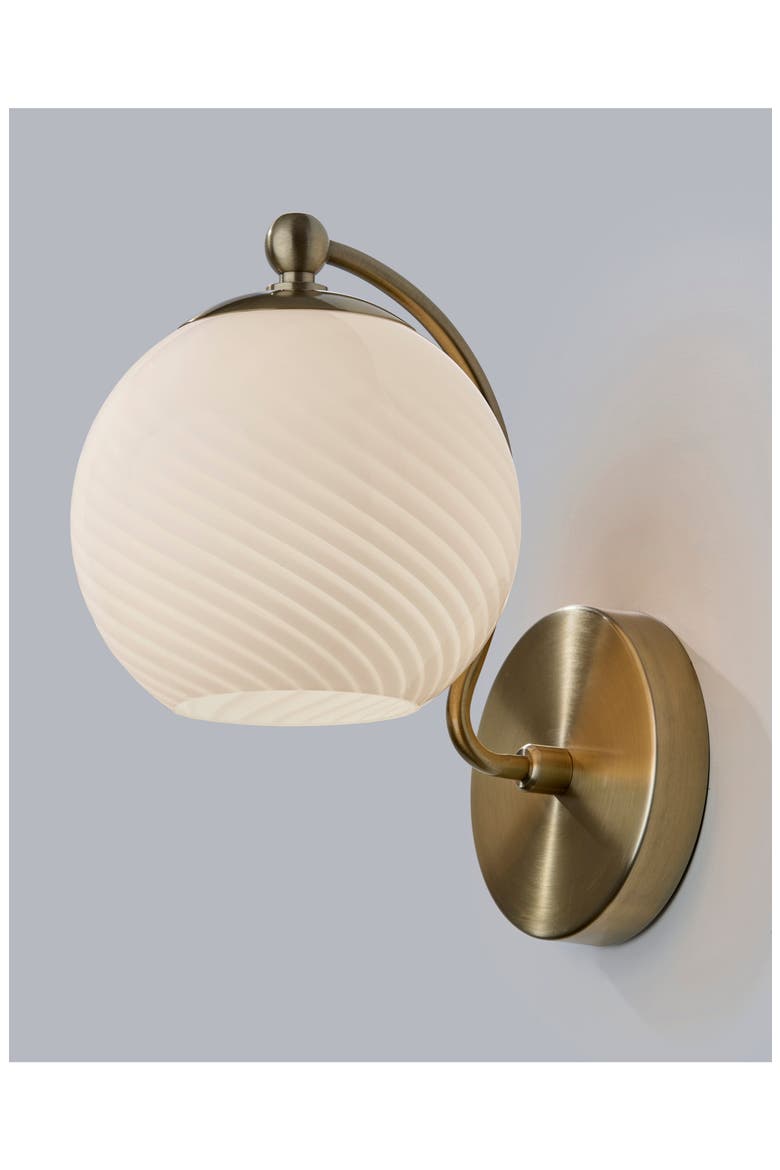 Swirl Wall Light, Alternate, color, ANTIQUE BRASS
