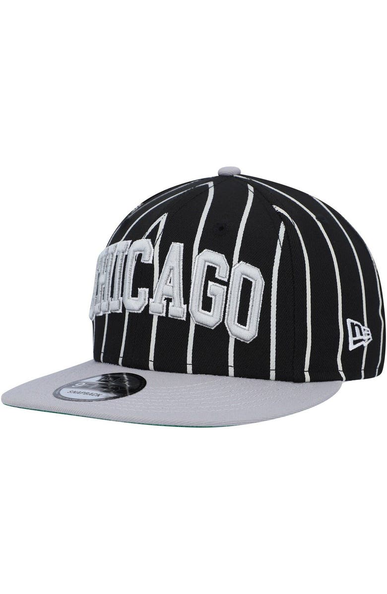 New Era Men's New Era Black/Gray Chicago White Sox City Arch 9FIFTY Snapback Hat, Alternate, color, Black