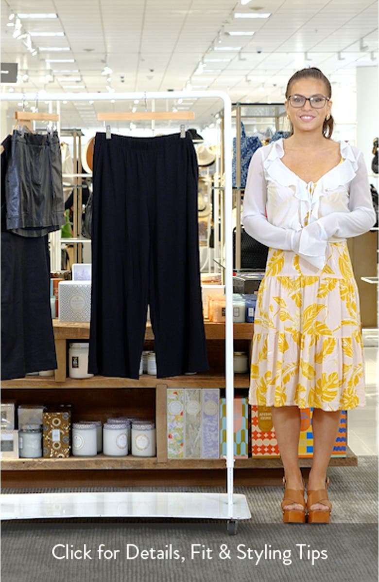 Crop Wide Leg Pants, sales video thumbnail