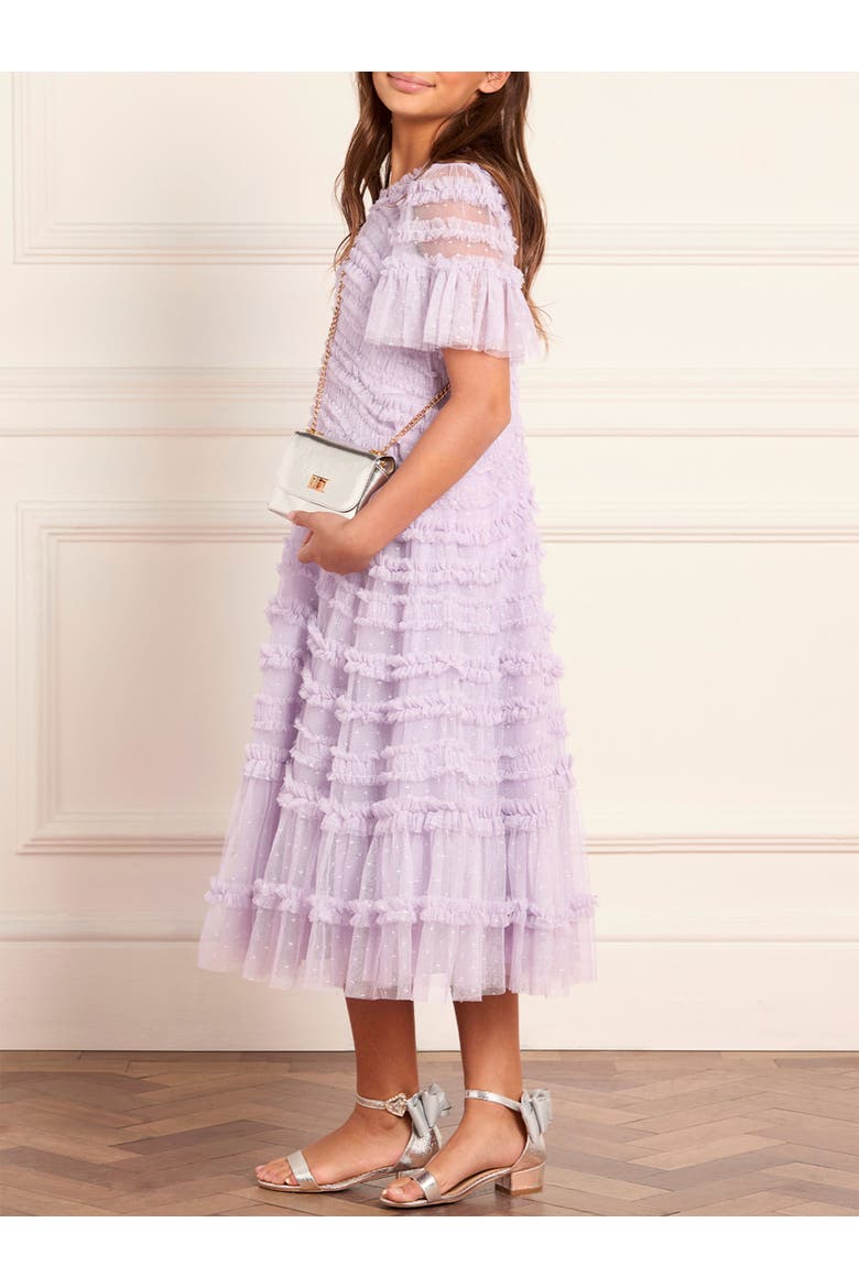 Amara Ruffle Kids DressToddler, Little Kid, Big Kid, Alternate, color, Lavender