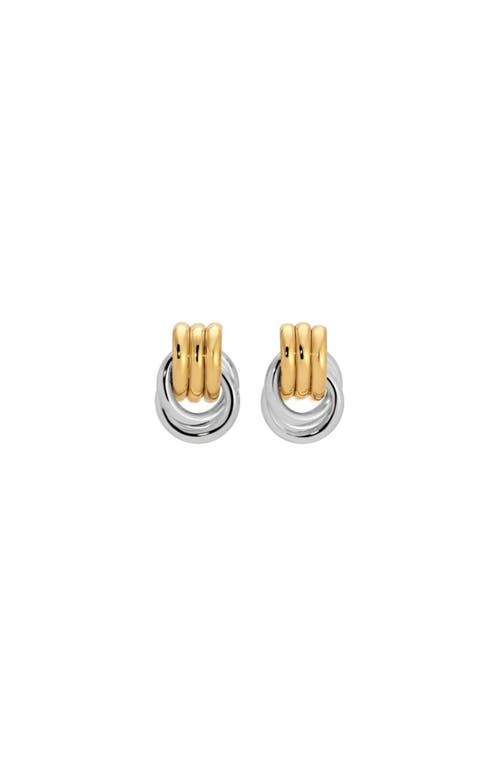 Heaven Mayhem Baby Knot Earrings In Metallic