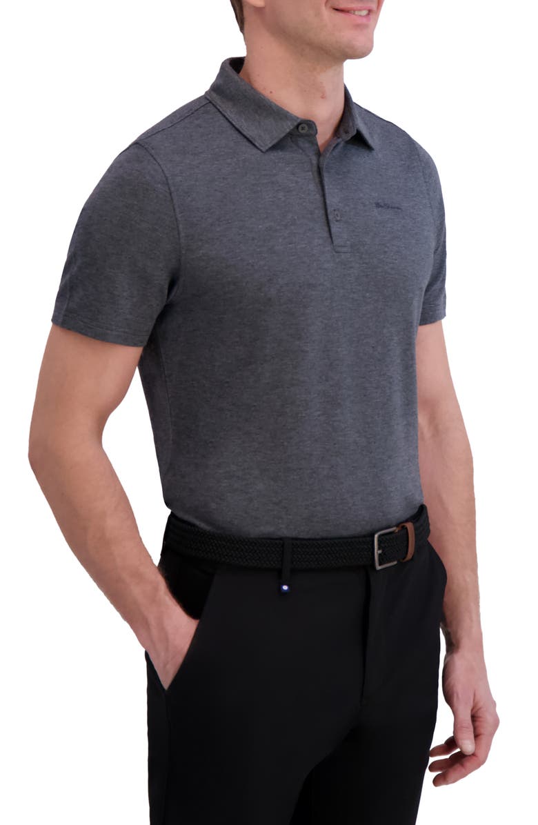 Ben Sherman Terry Tech Jersey Golf Polo, Alternate, color, Charcoal