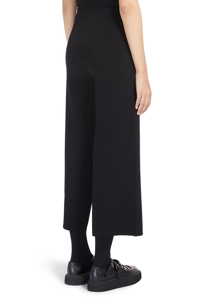 Grembo Crop Knit Pants, Alternate, color, BLACK