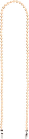 Wood Beaded Crossbody Strap
