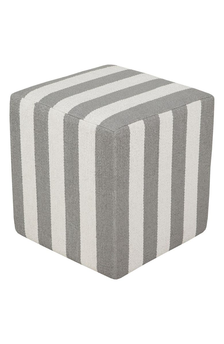 Surya Home 'Picnic' Pouf, Main, color, 