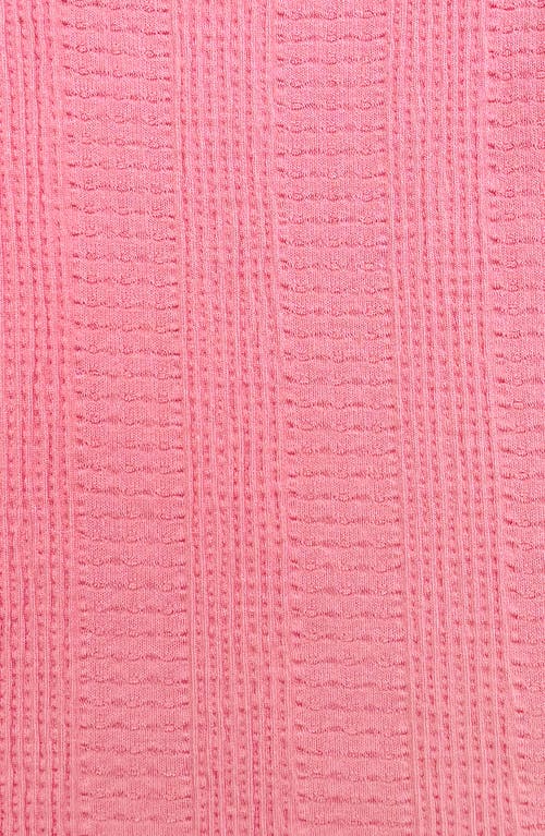 Suzette Collection Kids' Lace Trim Textured Camisole In Pink