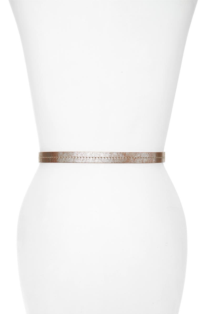 Frye Panel Industrial Leather Belt, Alternate, color,