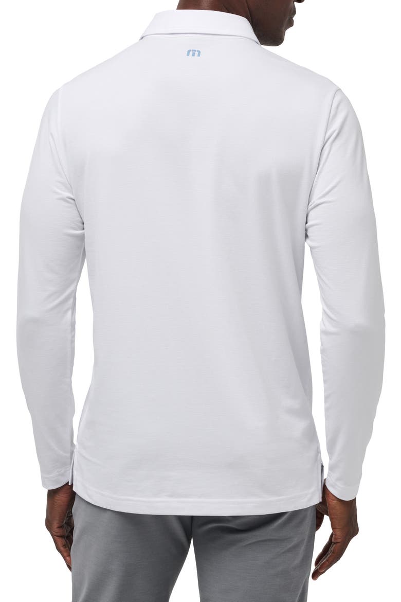 Course Mapper Long Sleeve Polo, Alternate, color, WHITE