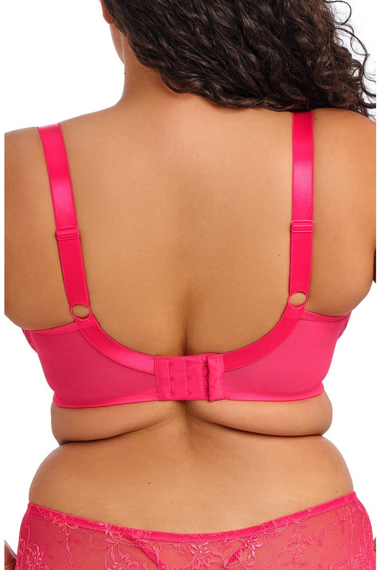 Darcie Full Figure Underwire Plunge Bra, Alternate, color, AZALEA