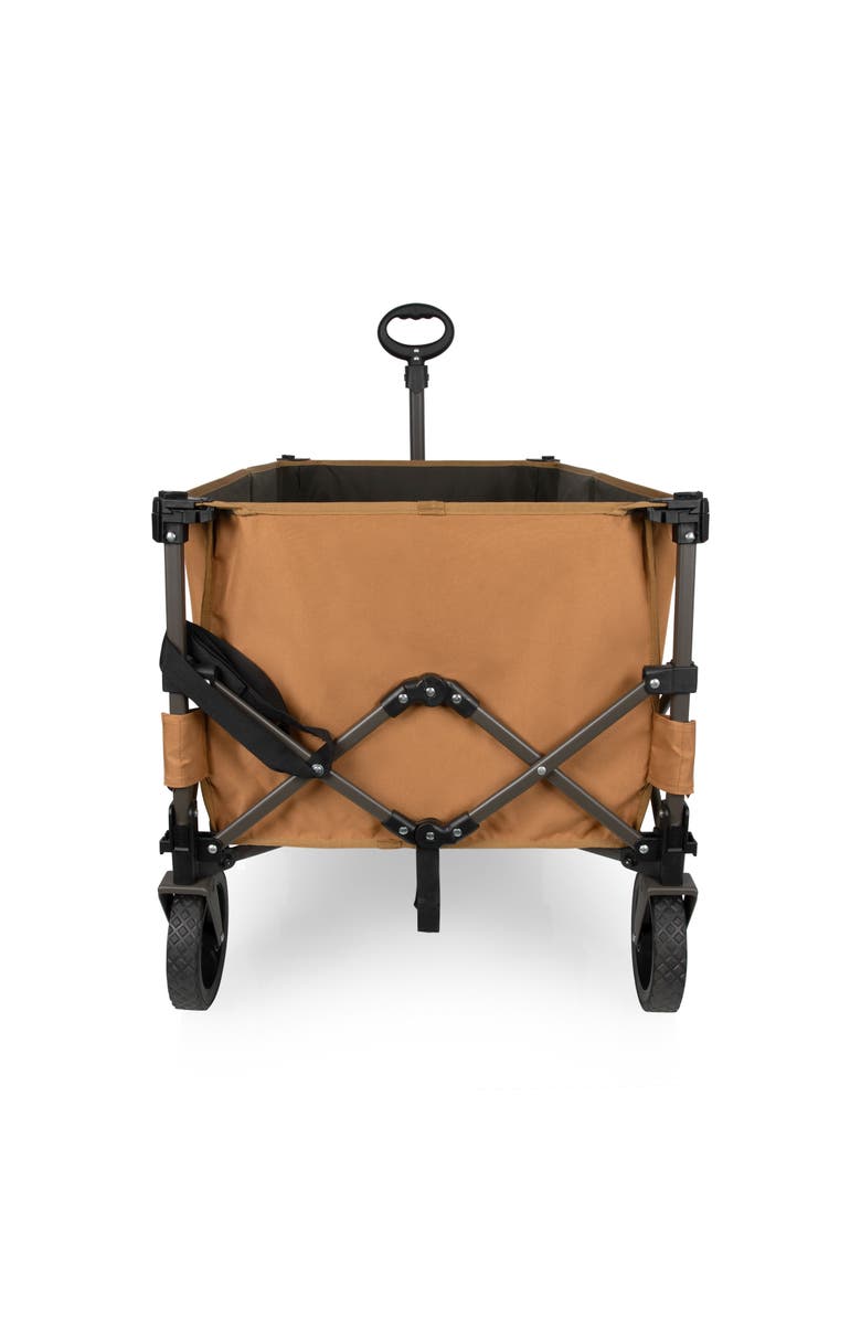 Oniva Wilderness Collapsible Folding Wagon, Alternate, color, Brown & Gray