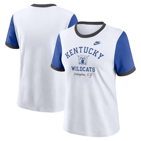 Women's Nike White Kentucky Wildcats Legacy Fundamental Expression Tri-Blend T-Shirt