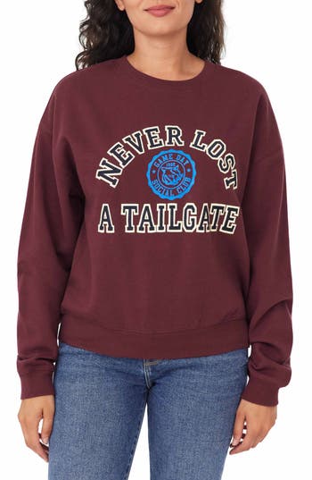 Kensie Easy Graphic Sweatshirt In Brown