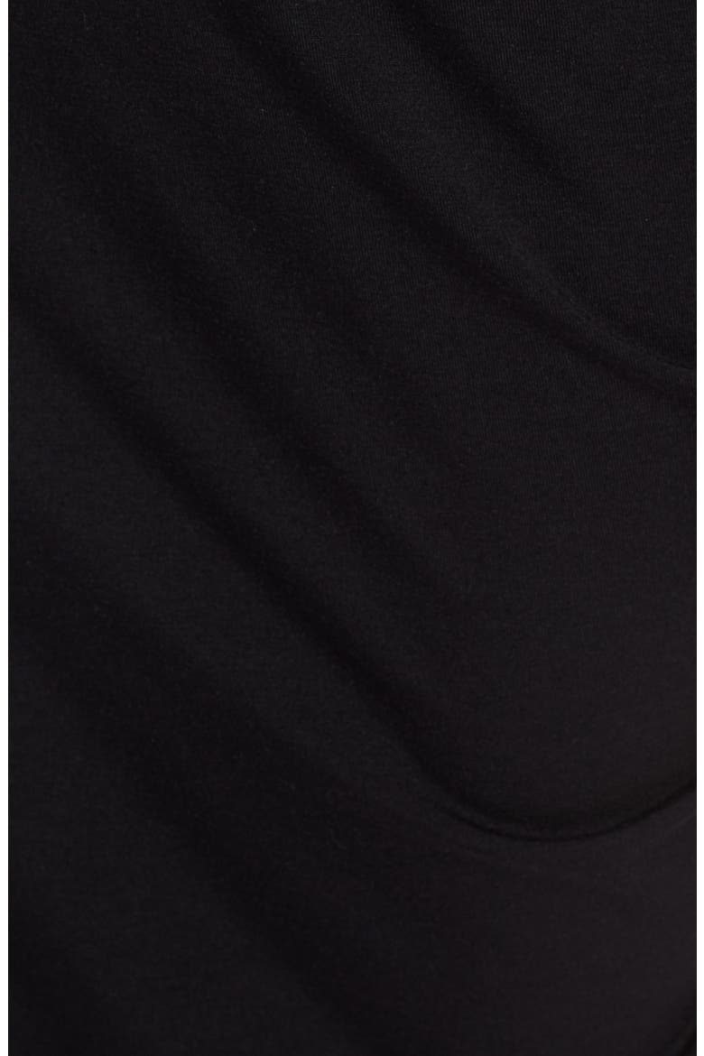 Ruched Knit Midi Skirt, Alternate, color, BLACK