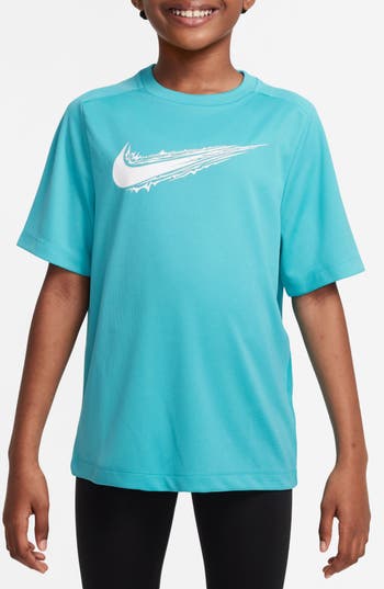 Nike Kids' Graphic T-shirt In Dusty Cactus/white