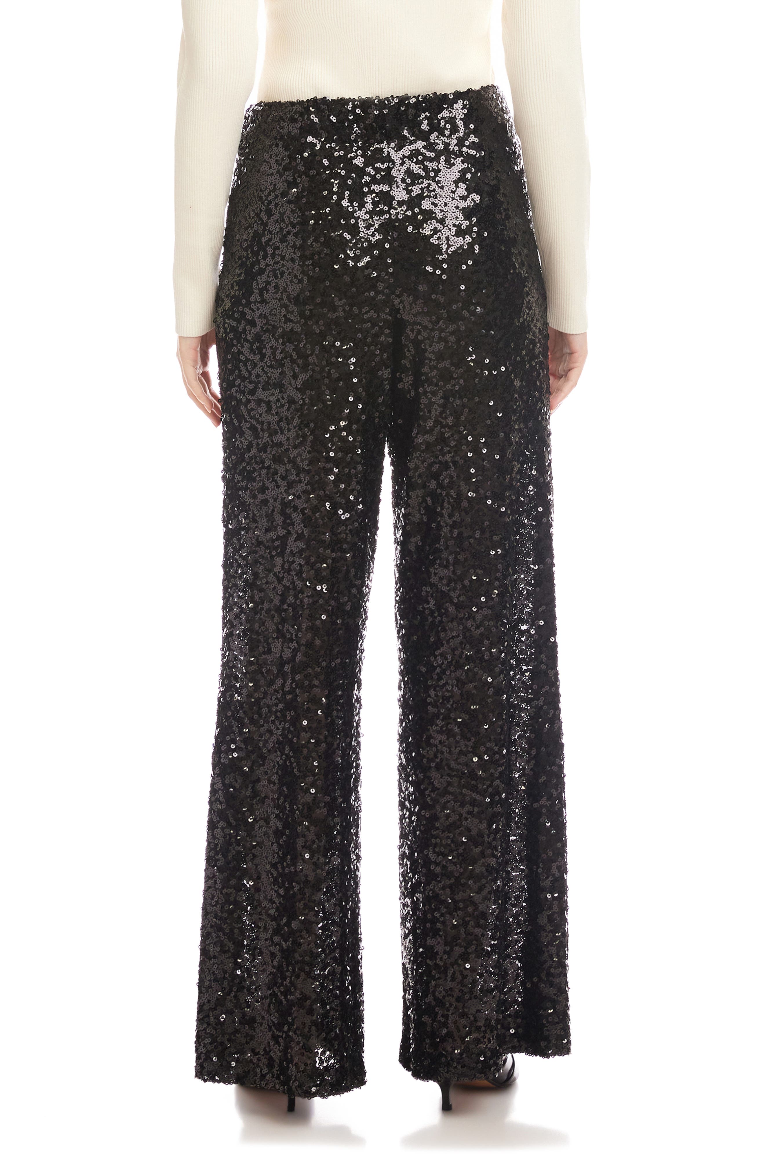 Lynette Wide Leg Sequin Pants - image 2