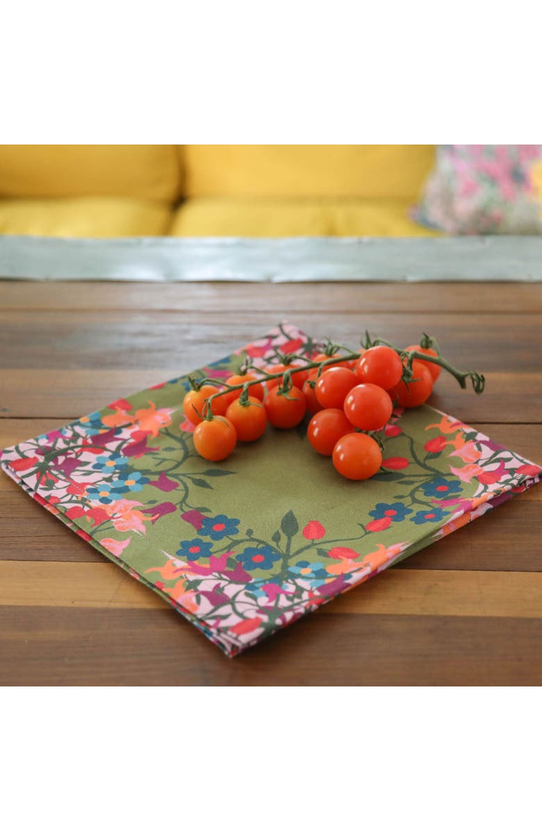 Sophie Williamson Design Offcut Napkins - Set of 6, Alternate, color, Green