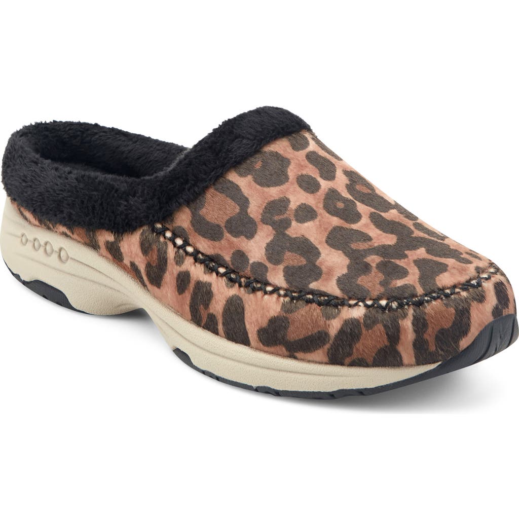 Easy Spirit TSLIP Slip-On Sneaker in Leopard Brown at Nordstrom, Size 8.5