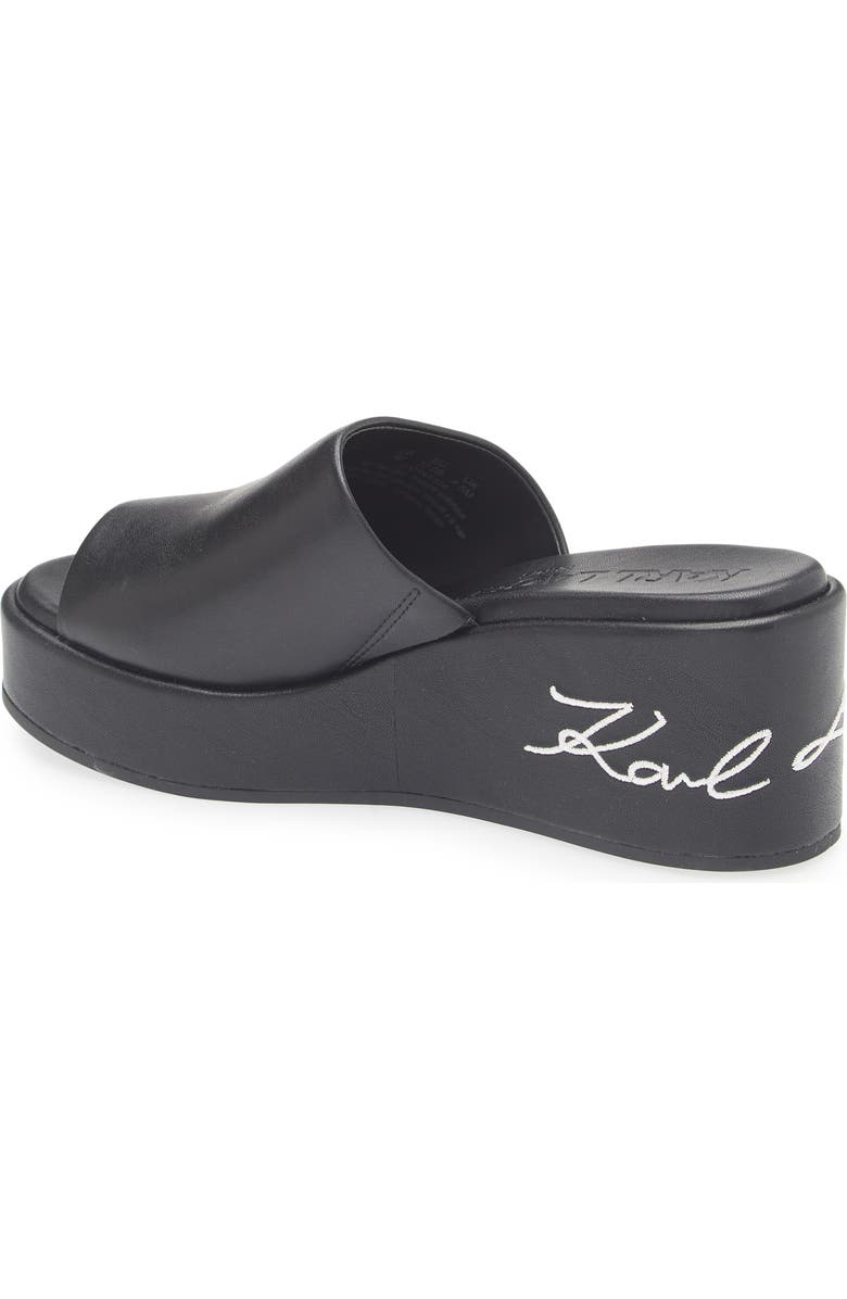 KARL LAGERFELD PARIS Catina Platform Wedge Sandal, Alternate, color,