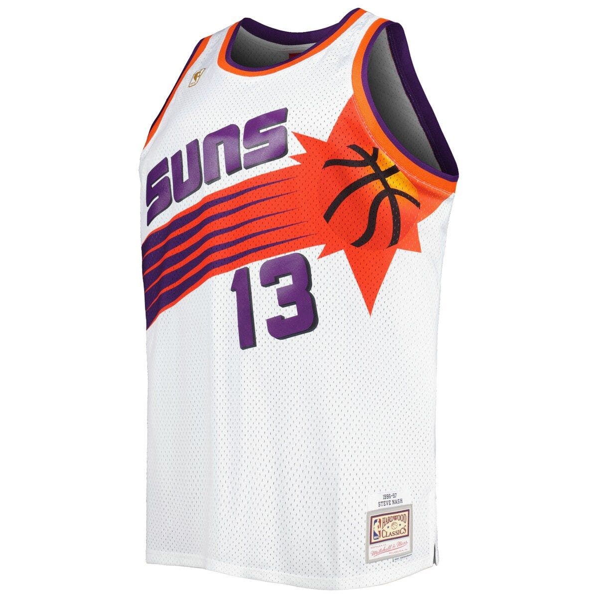 steve nash suns jersey mitchell and ness