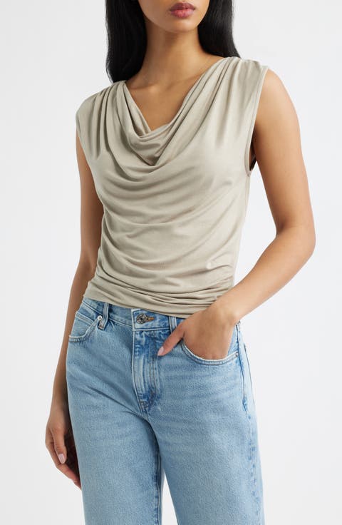 Camiseta Cowl Neck T-Shirt