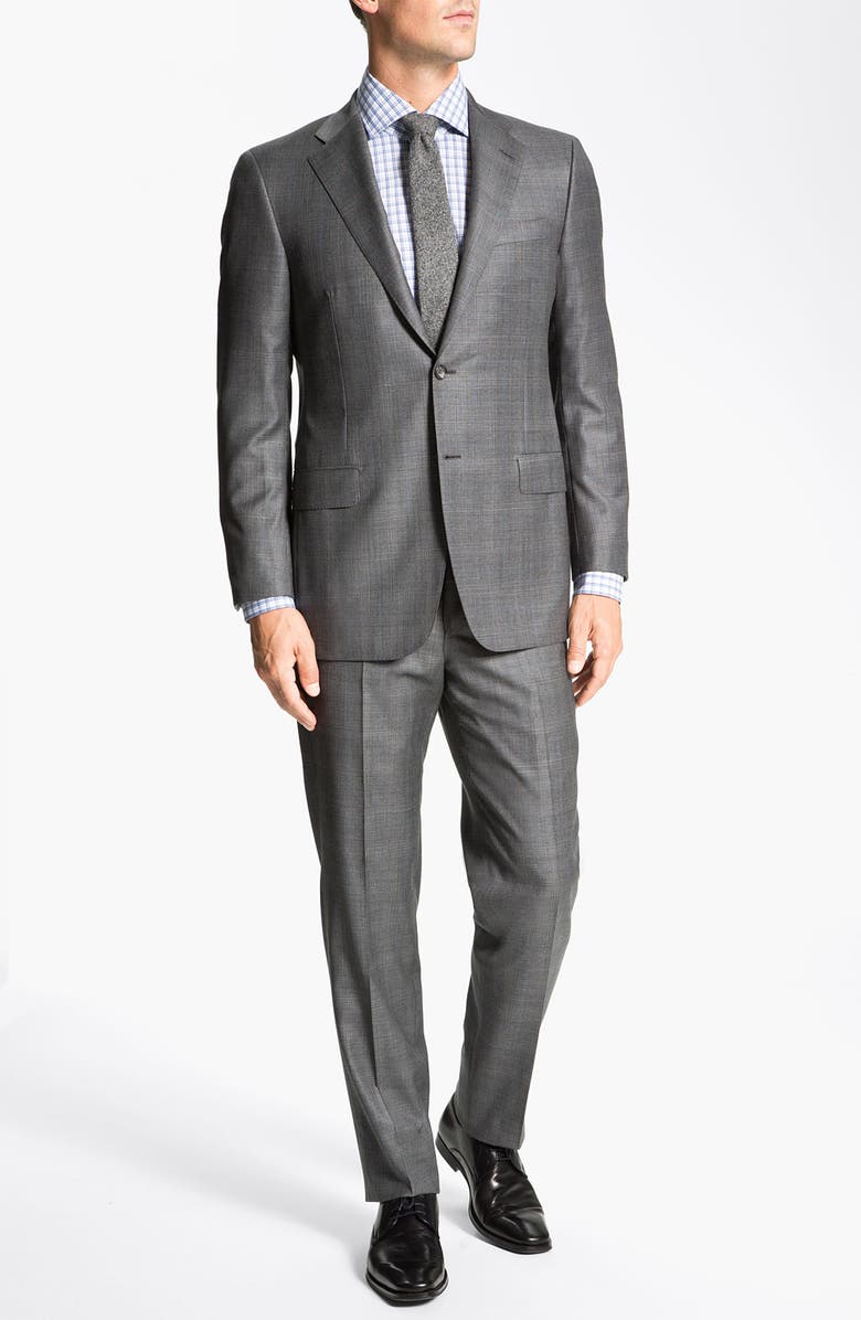 Hickey Freeman 'B Series' Wool Suit, Alternate, color, 