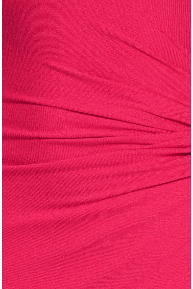 ASTR Knotted Body-Con Dress, Alternate, color, FUCHSIA