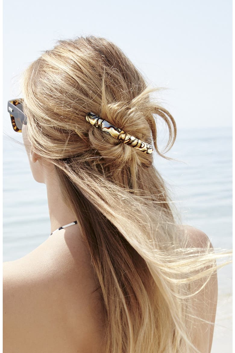 'Ficcarissimo' Hair Clip, Alternate, color, YELLOW TOKYO