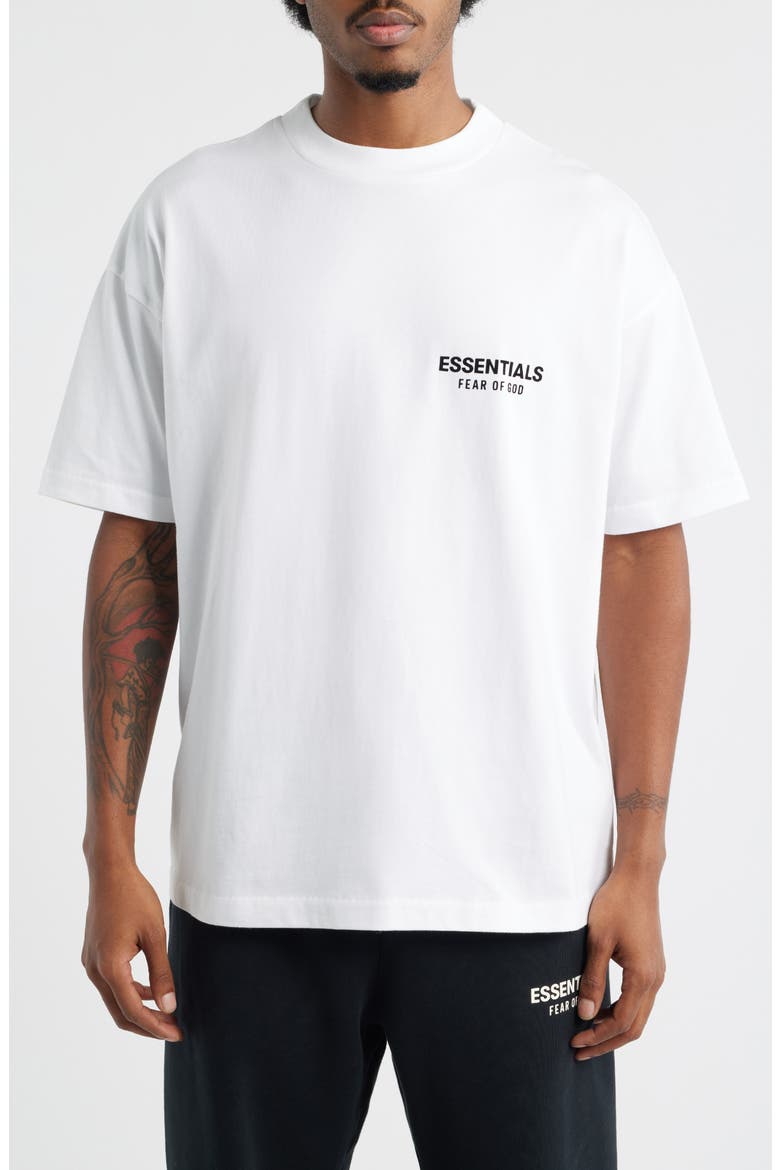 Classic Fit Logo Graphic T-Shirt, Main, color, BRIGHT WHITE