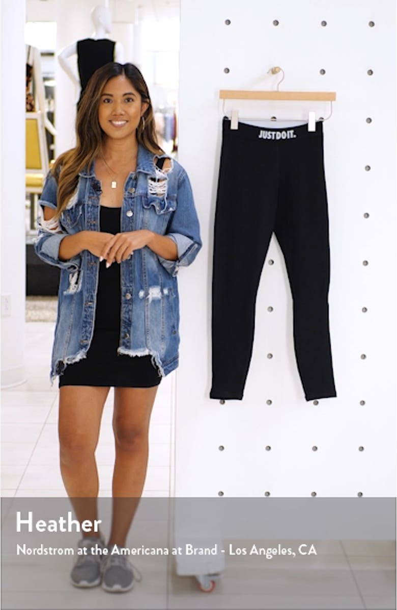 Sportswear Ribbed JDI Leggings, sales video thumbnail