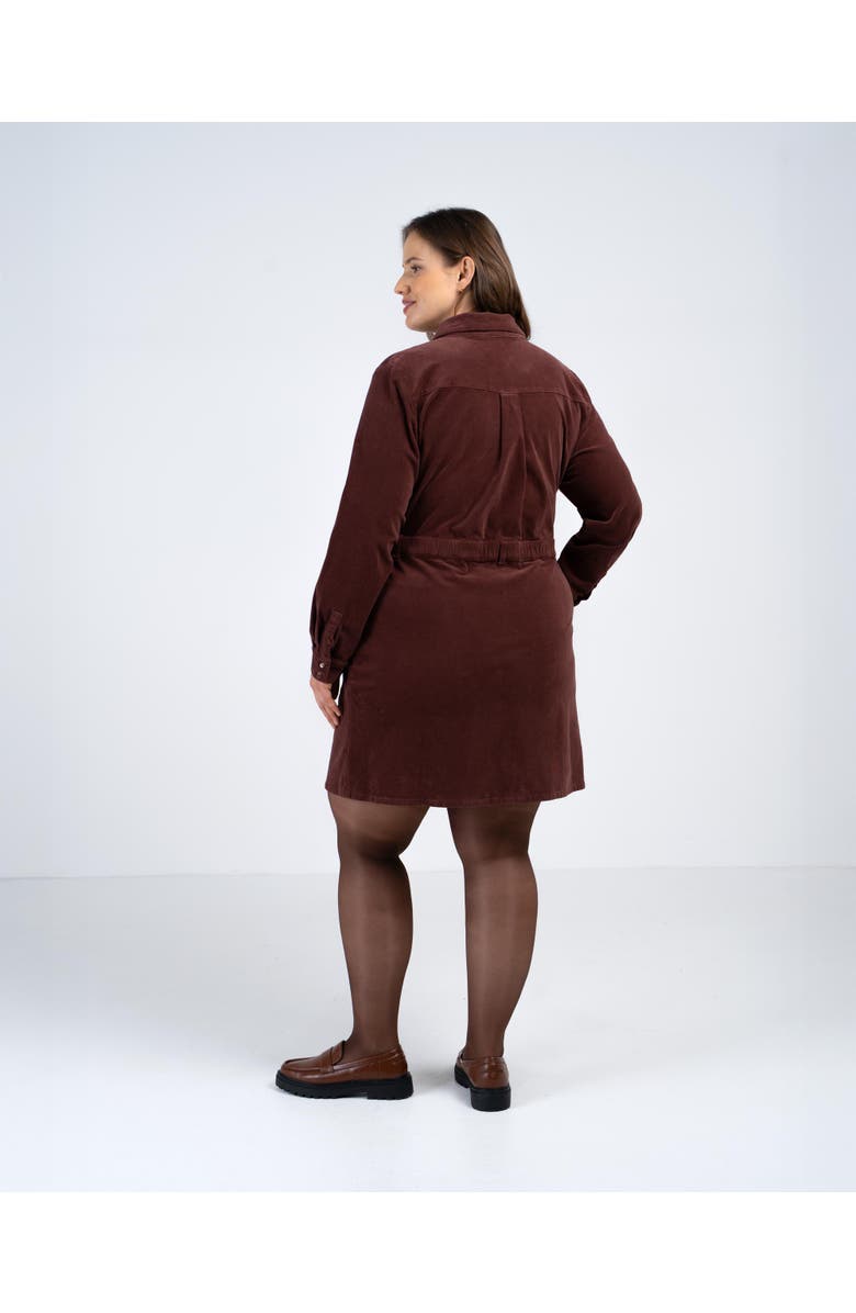 Kettlewell Jamie Cord Dress, Alternate, color, Cocoa