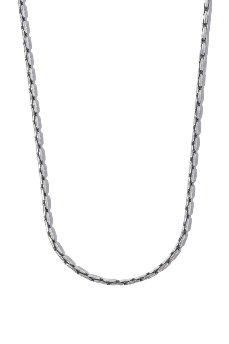Men's Vance Chain Necklace, Main, color, SILVER