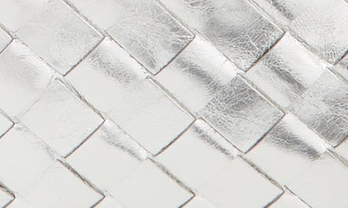 Bottega Veneta Mini Hop In 8101 Silver/silver