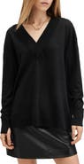 AllSaints Bern V-Neck Wool Sweater