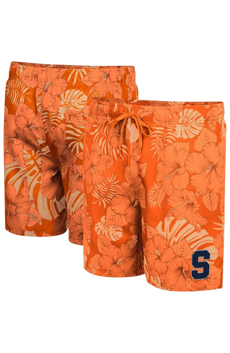 COLOSSEUM Men's Colosseum Orange Syracuse Orange The Dude Swim Shorts, Main, color, 