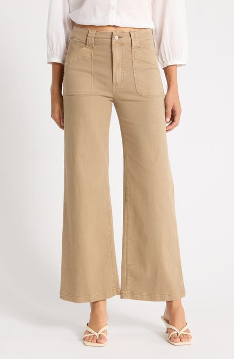 Ari High Waist Wide Leg Utility Pants
