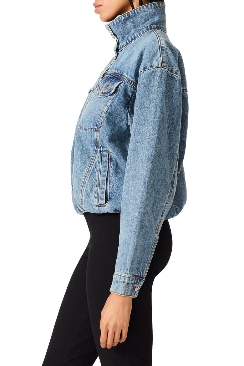 Allyson Cotton Denim Jacket, Alternate, color, IMPERIAL BLUE