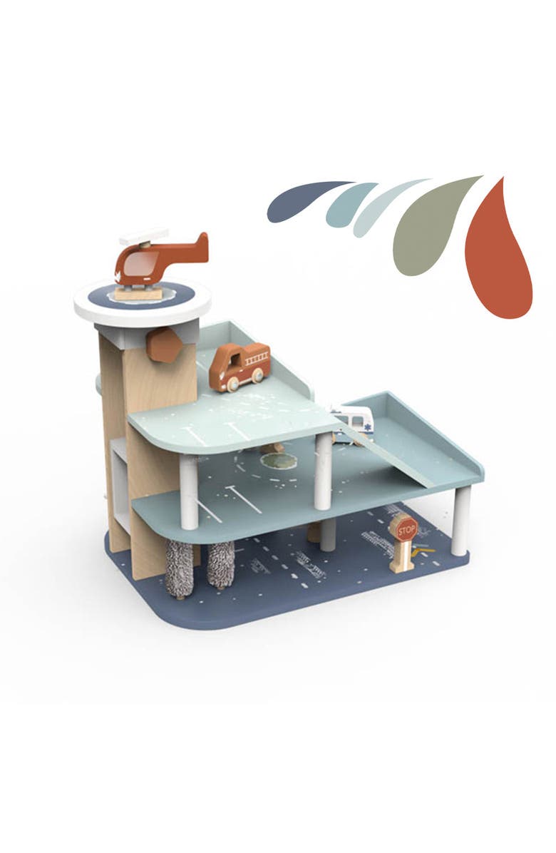 Speedy Monkey Garage Playset, Alternate, color, Multi