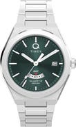 Timex® Q Timex® Continental GMT 39mm Stainless Steel Bracelet Watch