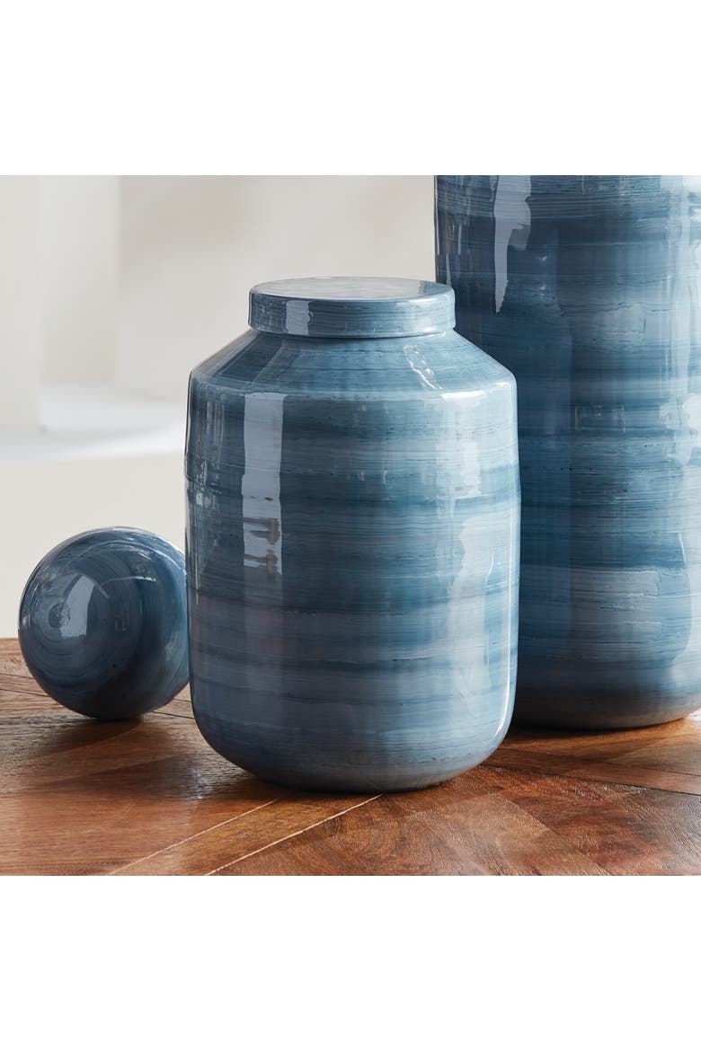 Andrey Ginger Jar, Alternate, color, Blue